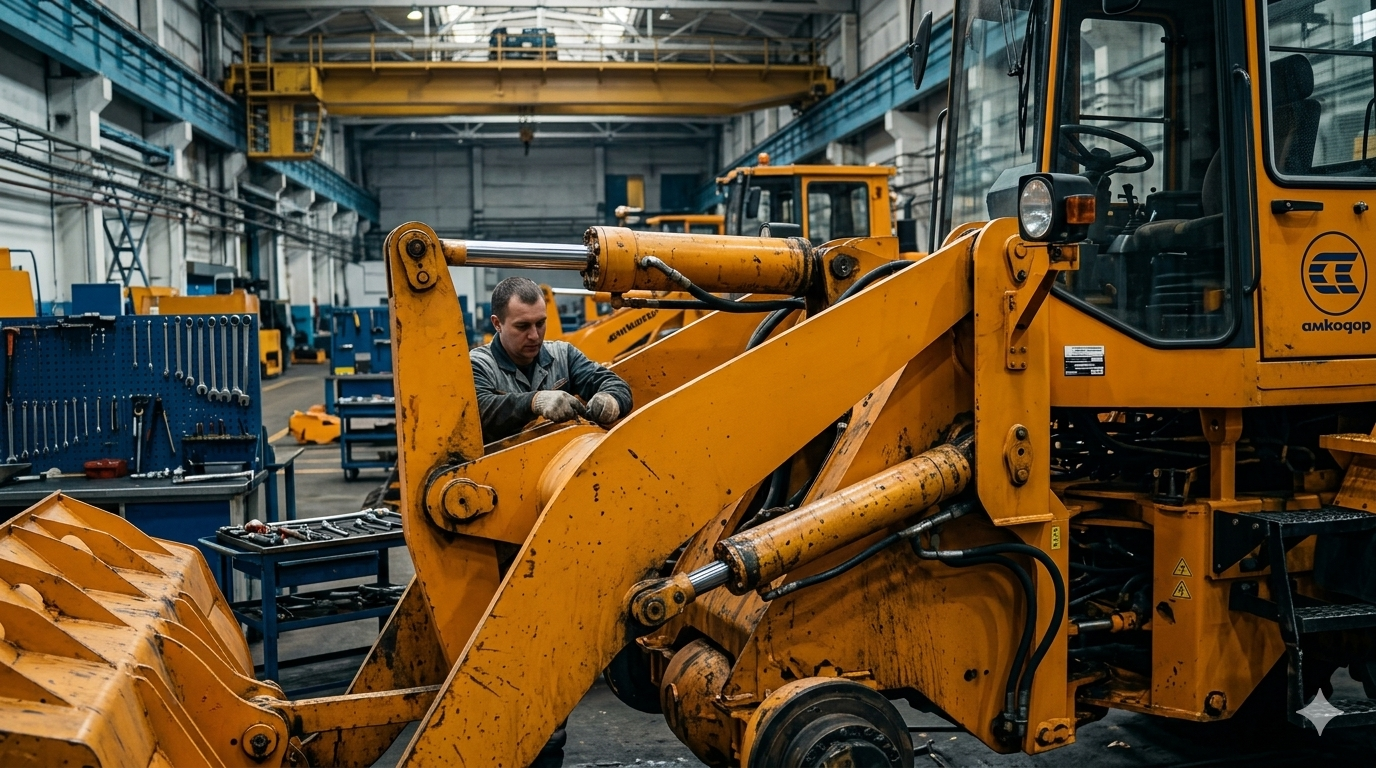 Профессиональный ремонт спецтехники и погрузчиков Амкодор в Минске