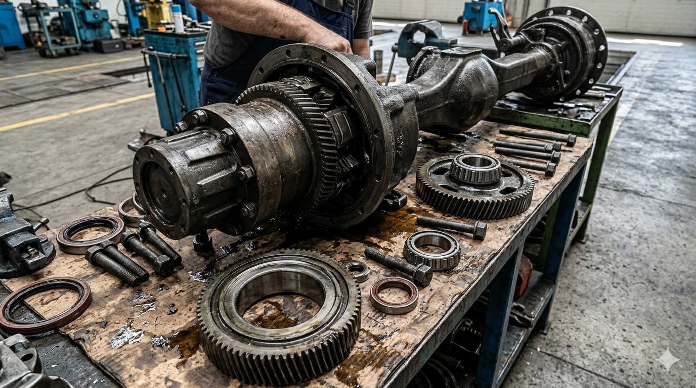 Капитальный ремонт ведущих мостов спецтехники Амкодор, МТЗ и лесных машин в Минске