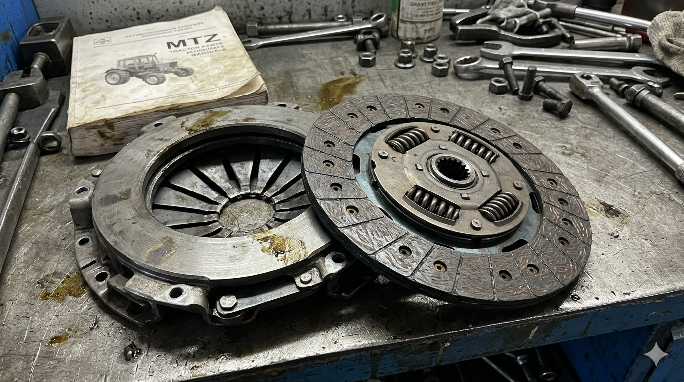 Замена сцепления и капитальный ремонт КПП тракторов МТЗ 82, 1221, 1523 в Минске