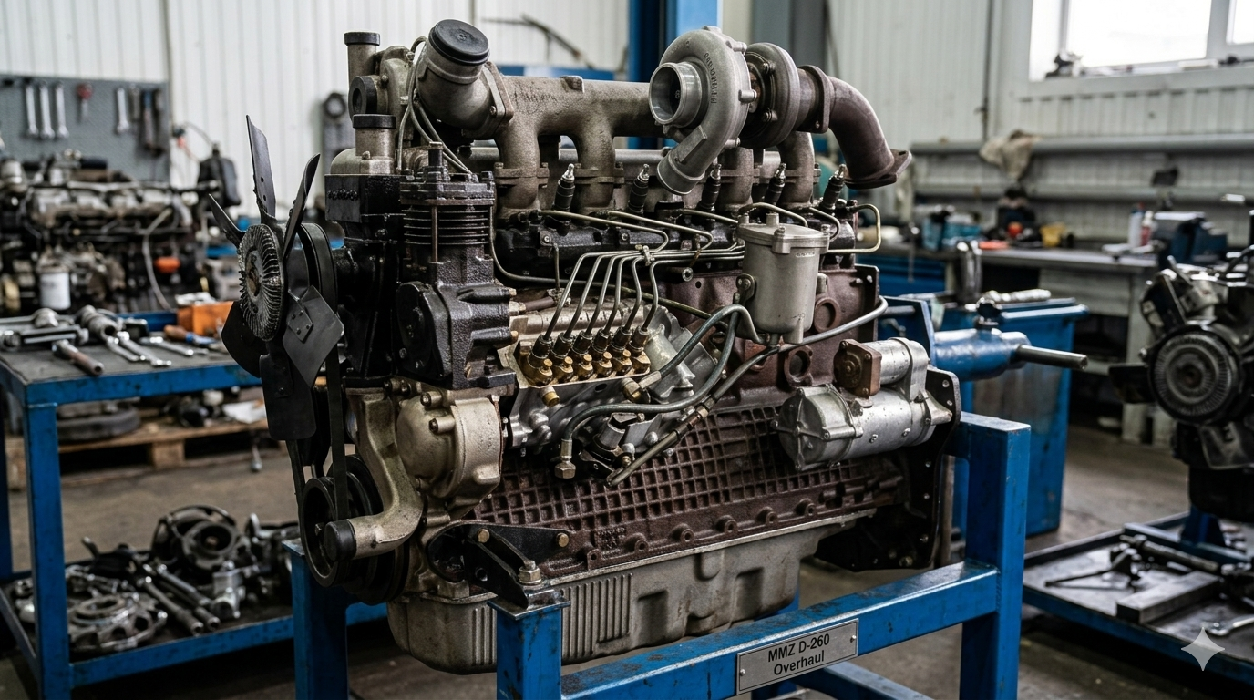 Капитальный ремонт двигателей ММЗ Д-243, Д-245, Д-260 и сервис дизельной топливной аппаратуры