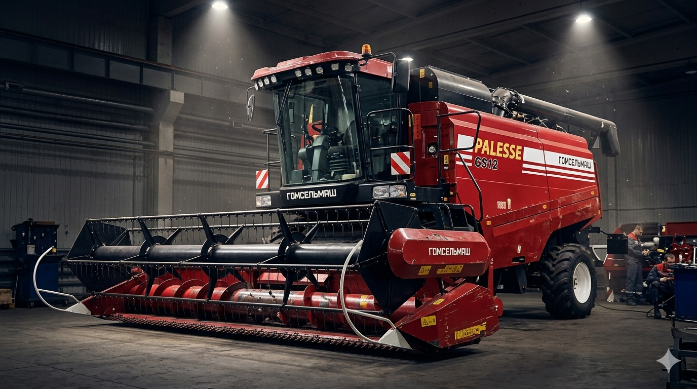Ремонт зерноуборочных комбайнов Гомсельмаш Палессе и КПП спецтехники в Минске